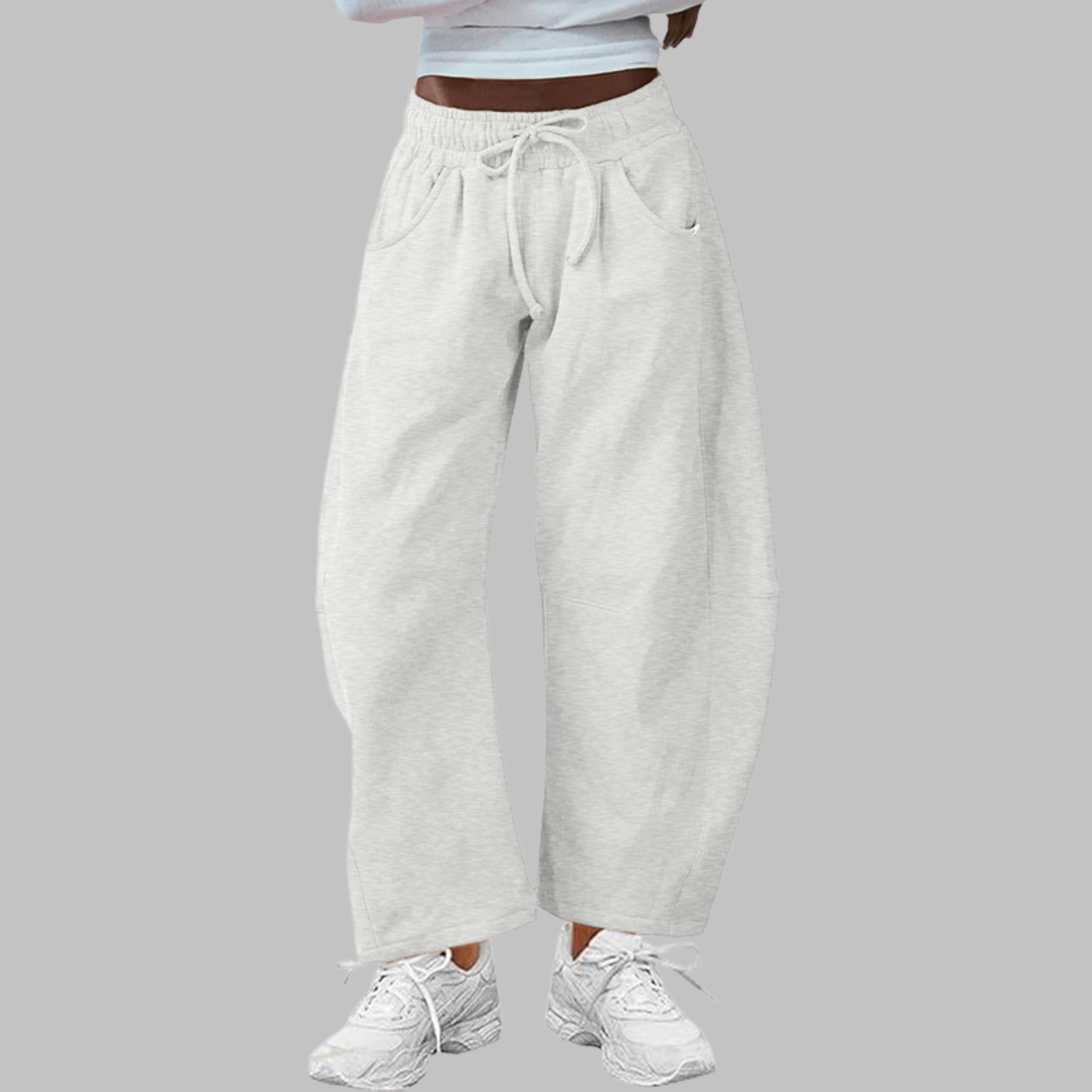 DIGMA™ - Casual Drawstring Barrel Leg Sweat Pants