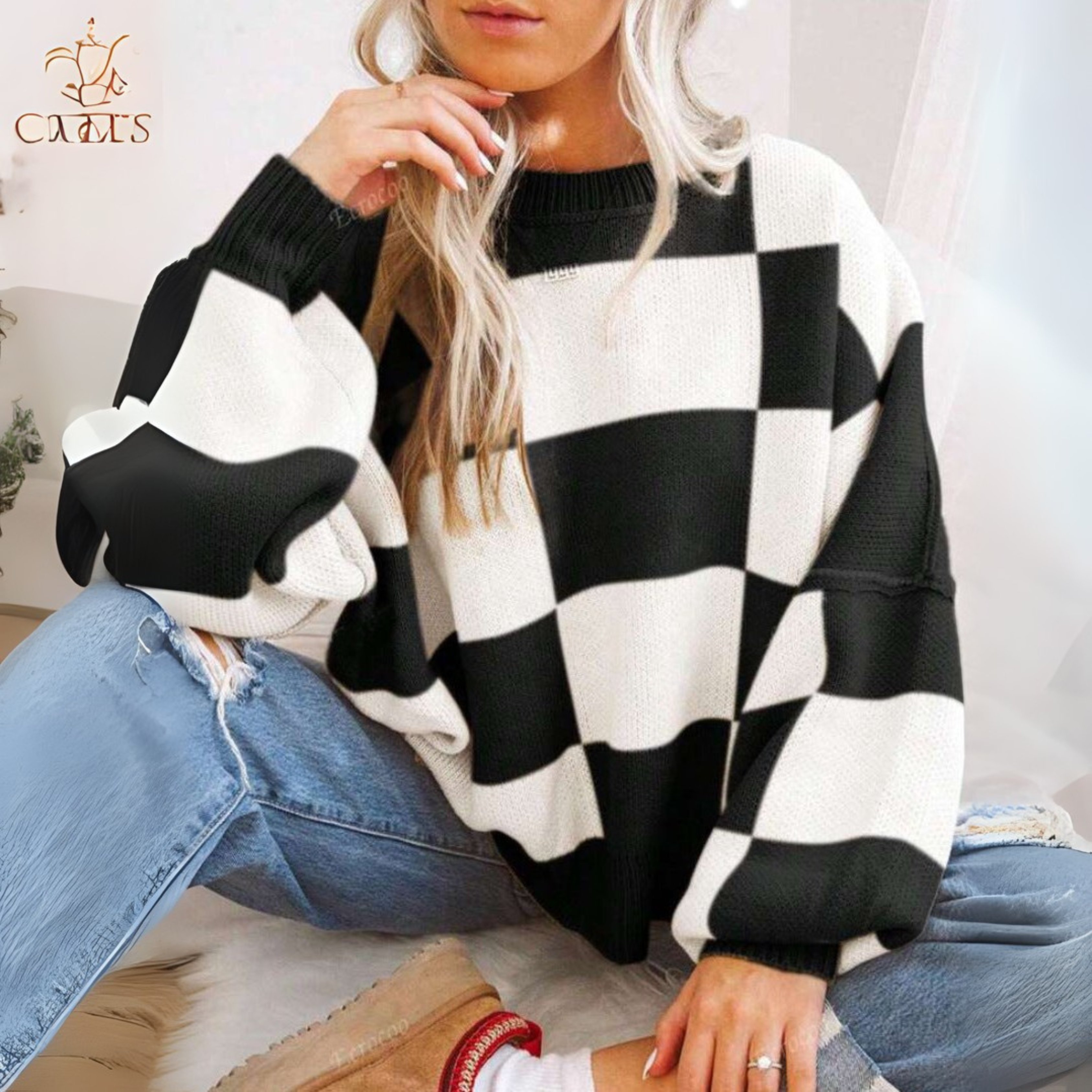 PINEDA™ - Casual Long Sleeve Loose-Fit Sweater