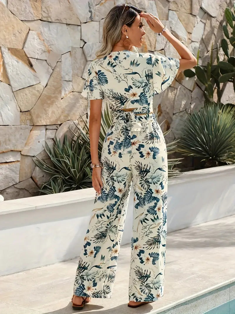 Ira™ | Tropical Lace-Up Set