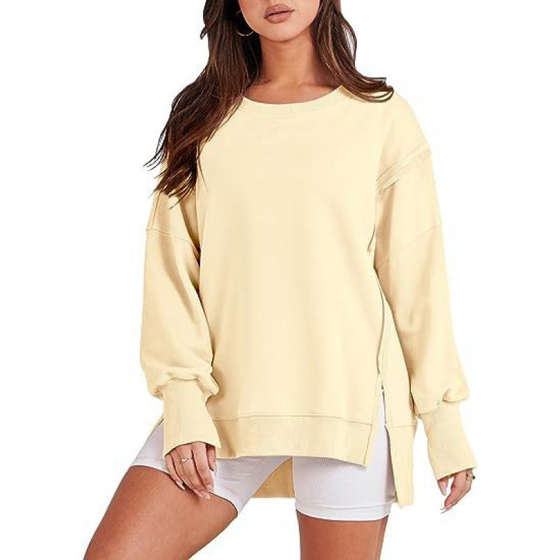 DAMIT™ - Casual Oversized Long Sleeve Crewneck Sweatshirt
