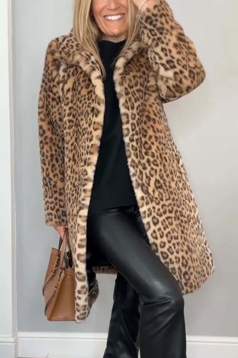 ROSA™ | Leopard Winter Coat
