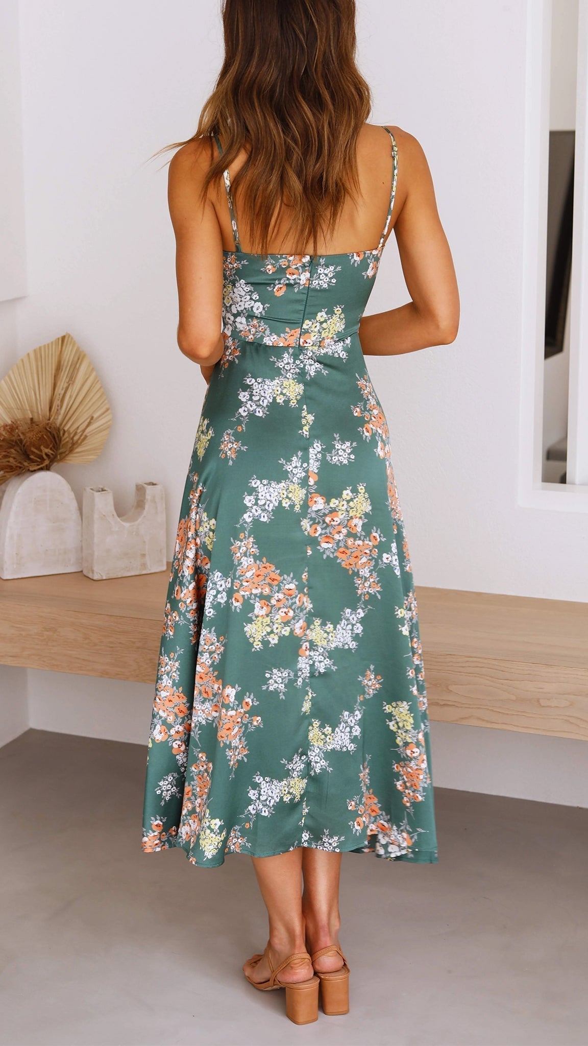 Aurora | Floral Midi Dress