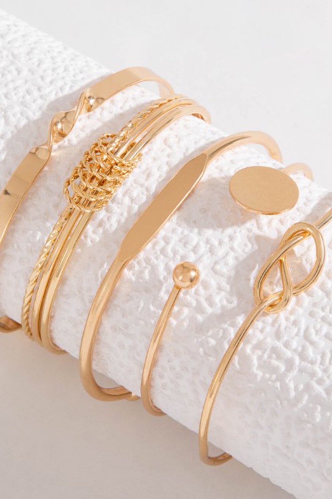 Chain Bracelet Geometric Open Bangle