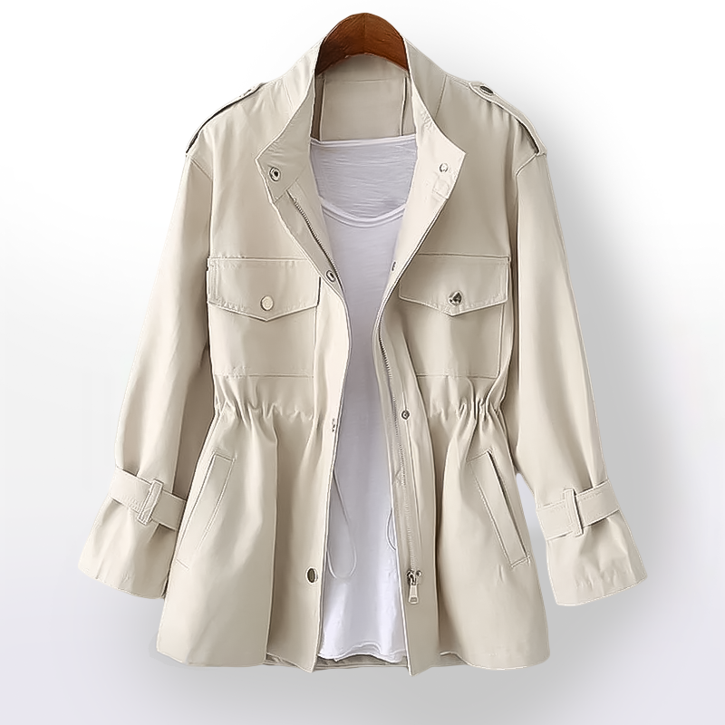 Avery™ - Elegant Trench Coat in Blend