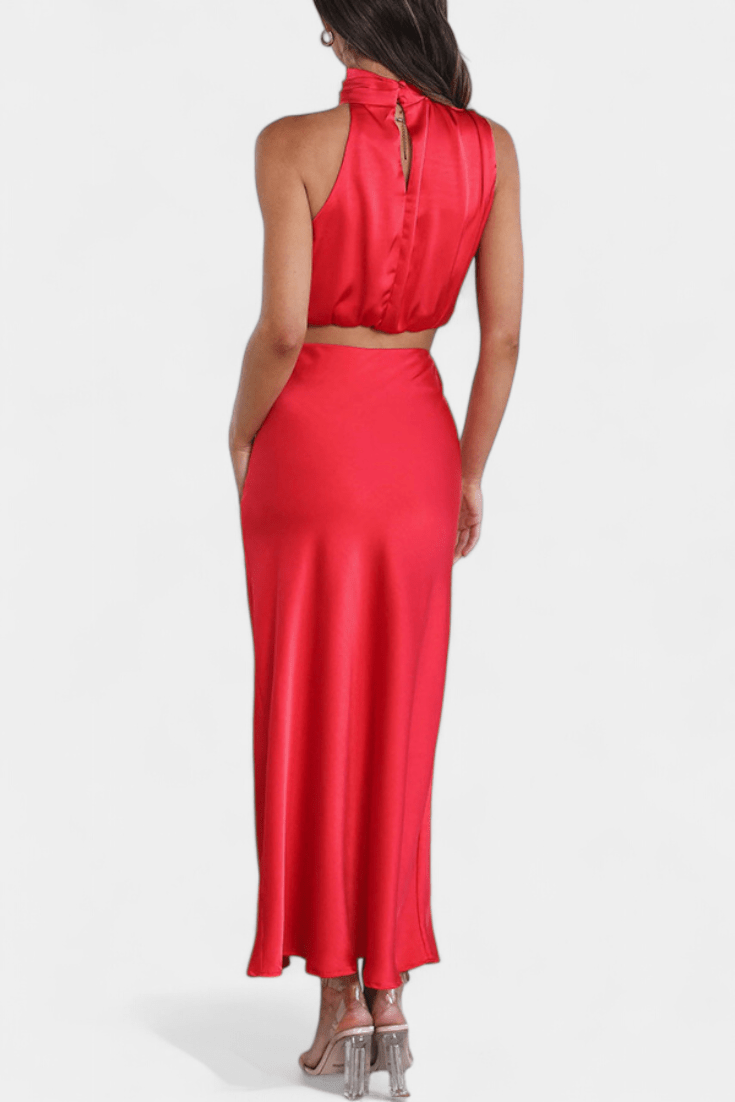 Hanna | Asymmetric Top & Skirt Set