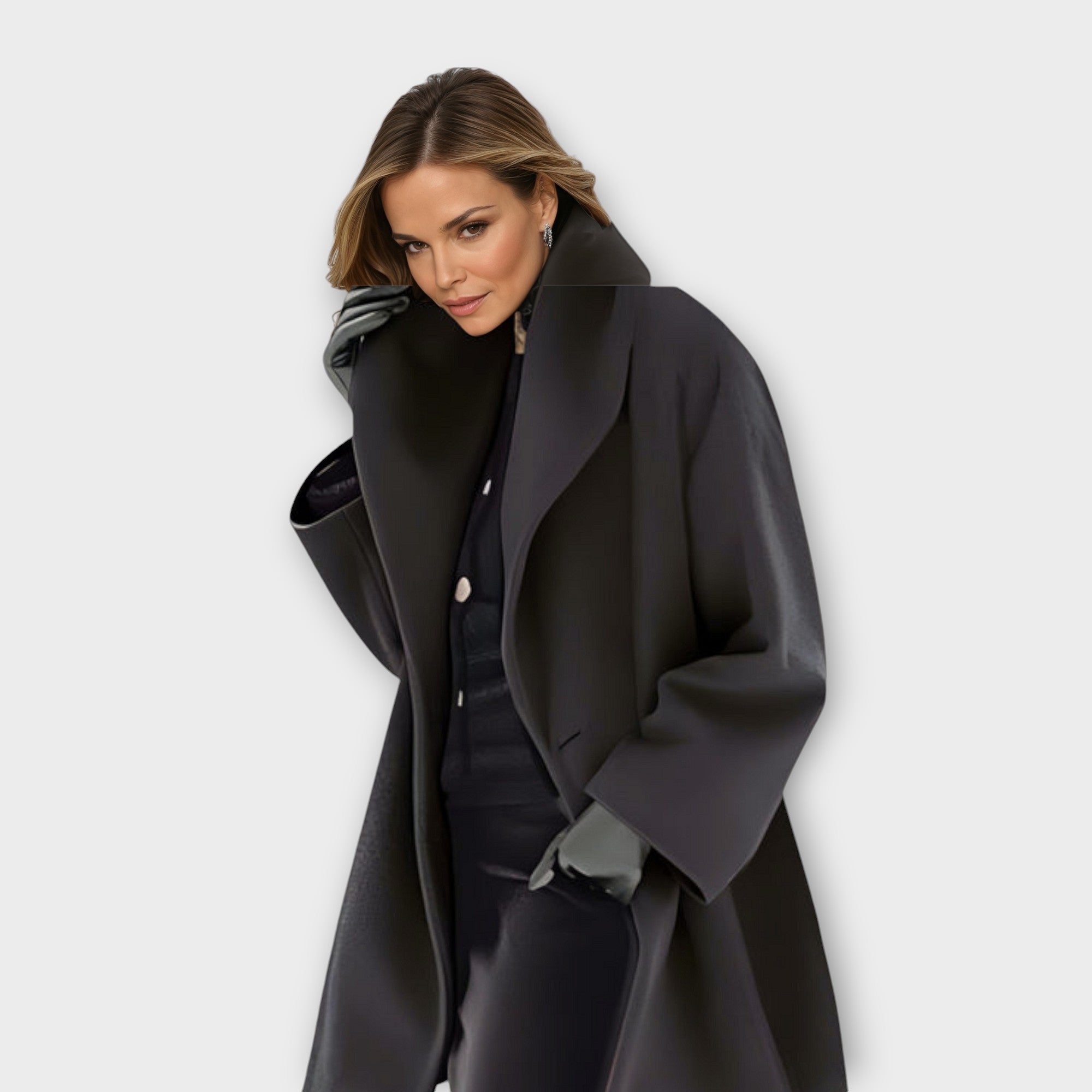 Windproof Wool Coat