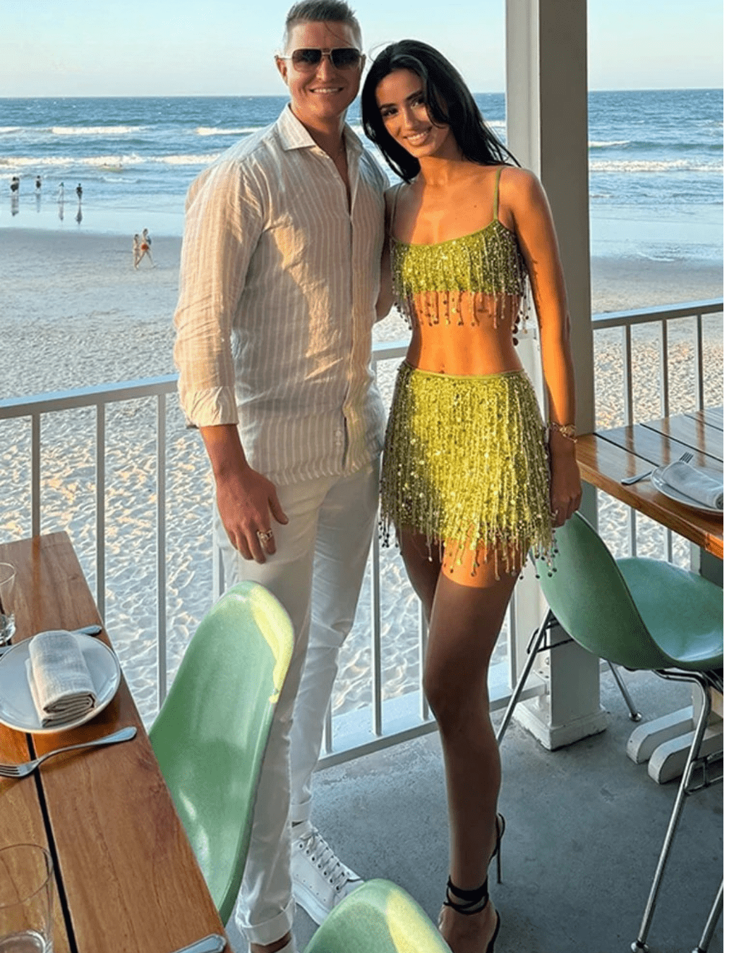 Mera | Beaded Fringe Set