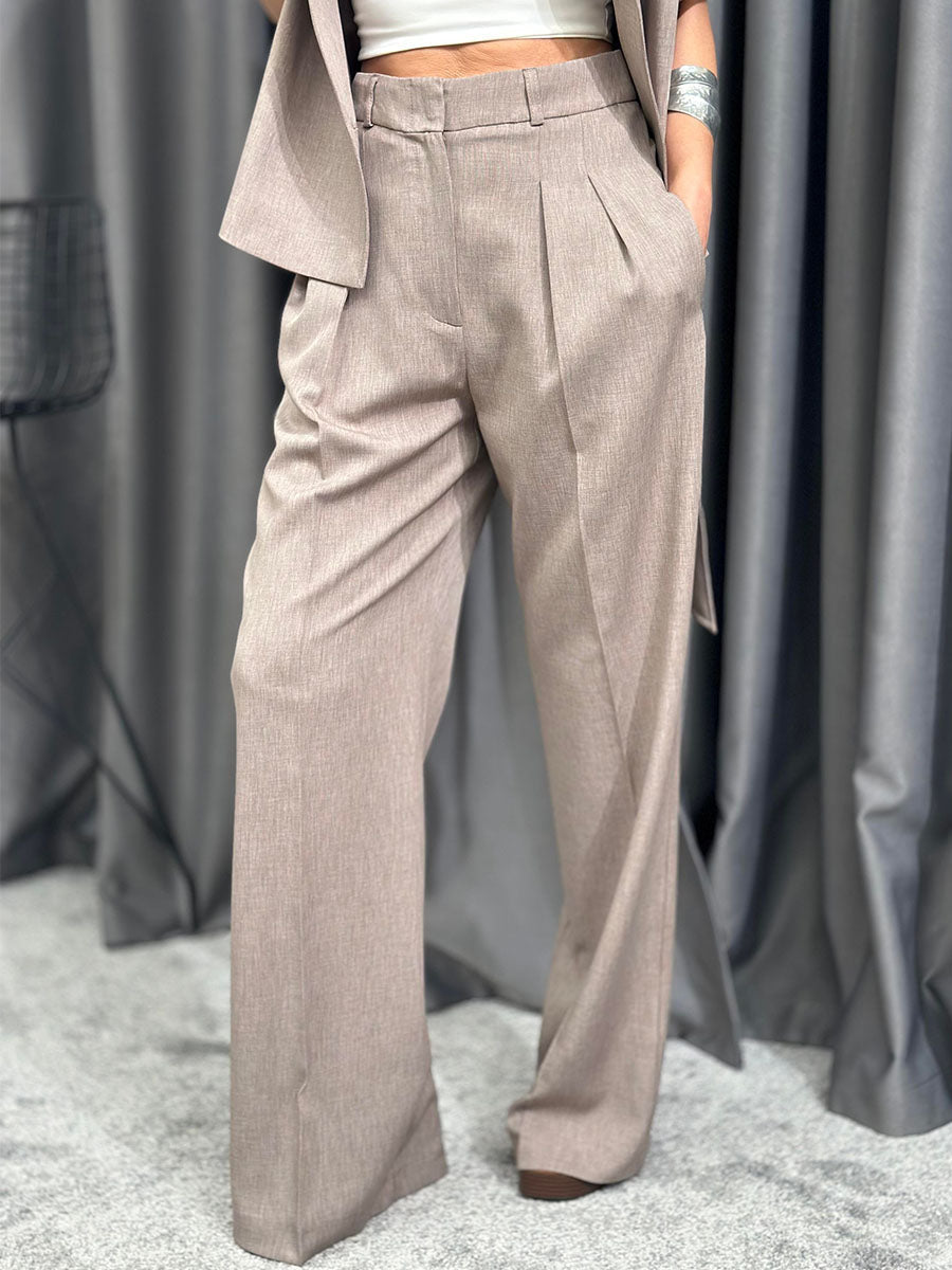 Mira | Belted Wide-Leg Pant Set