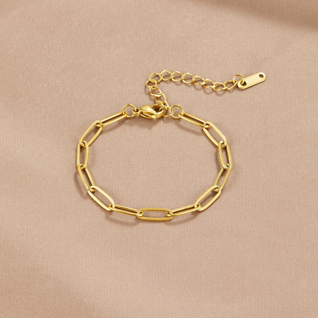 Gold Clip Bracelet