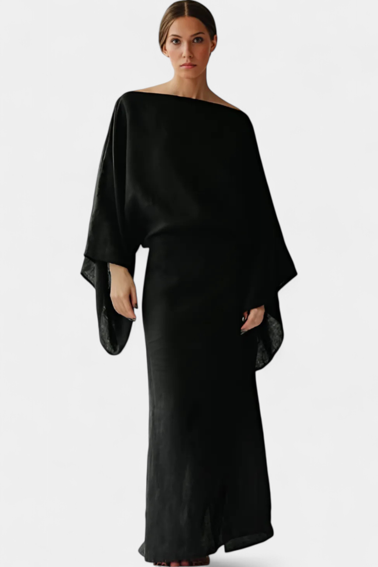 Kamilia - Kimono Dress with Belt