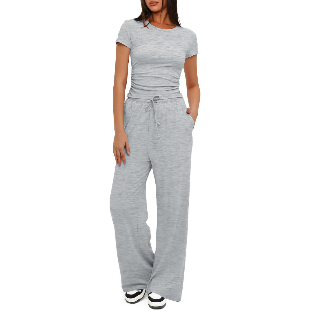 GLORIA™ – Cozy Bell Bottom Loungewear Set