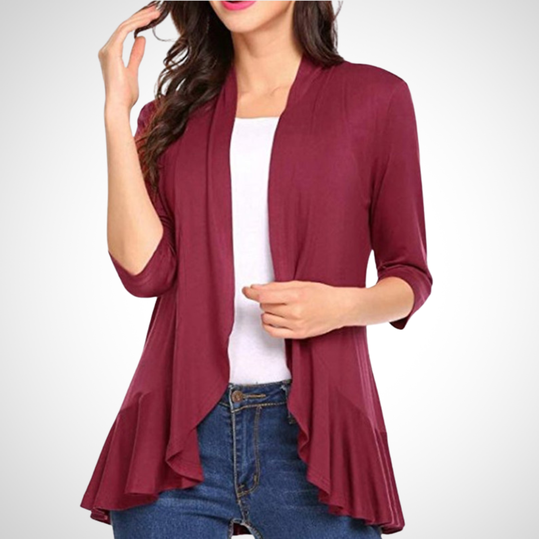 MIRIKIT™ – Casual Summer Open Front Cover-Up Cardigan