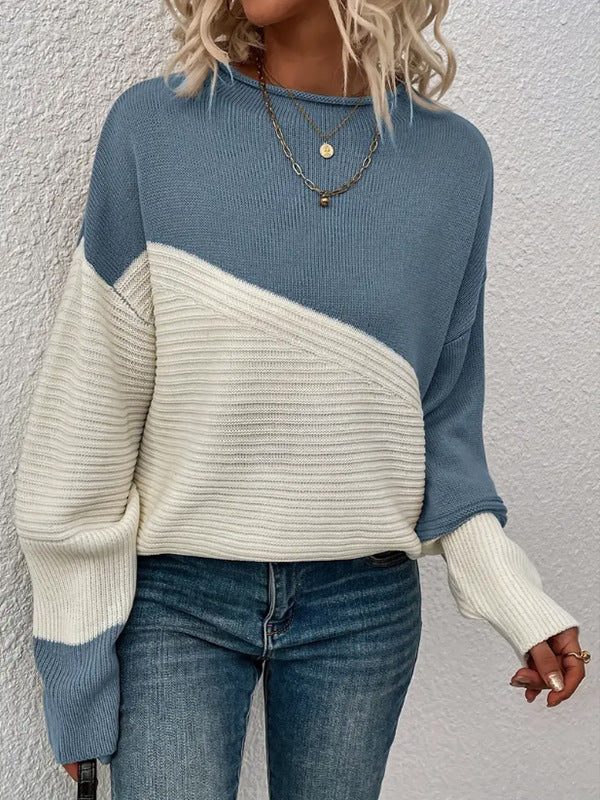 KARA™ - Casual Long Sleeve Round Neck Sweater