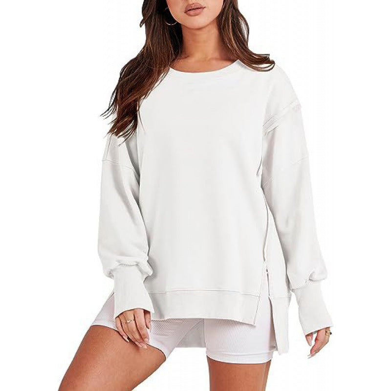 DAMIT™ - Casual Oversized Long Sleeve Crewneck Sweatshirt