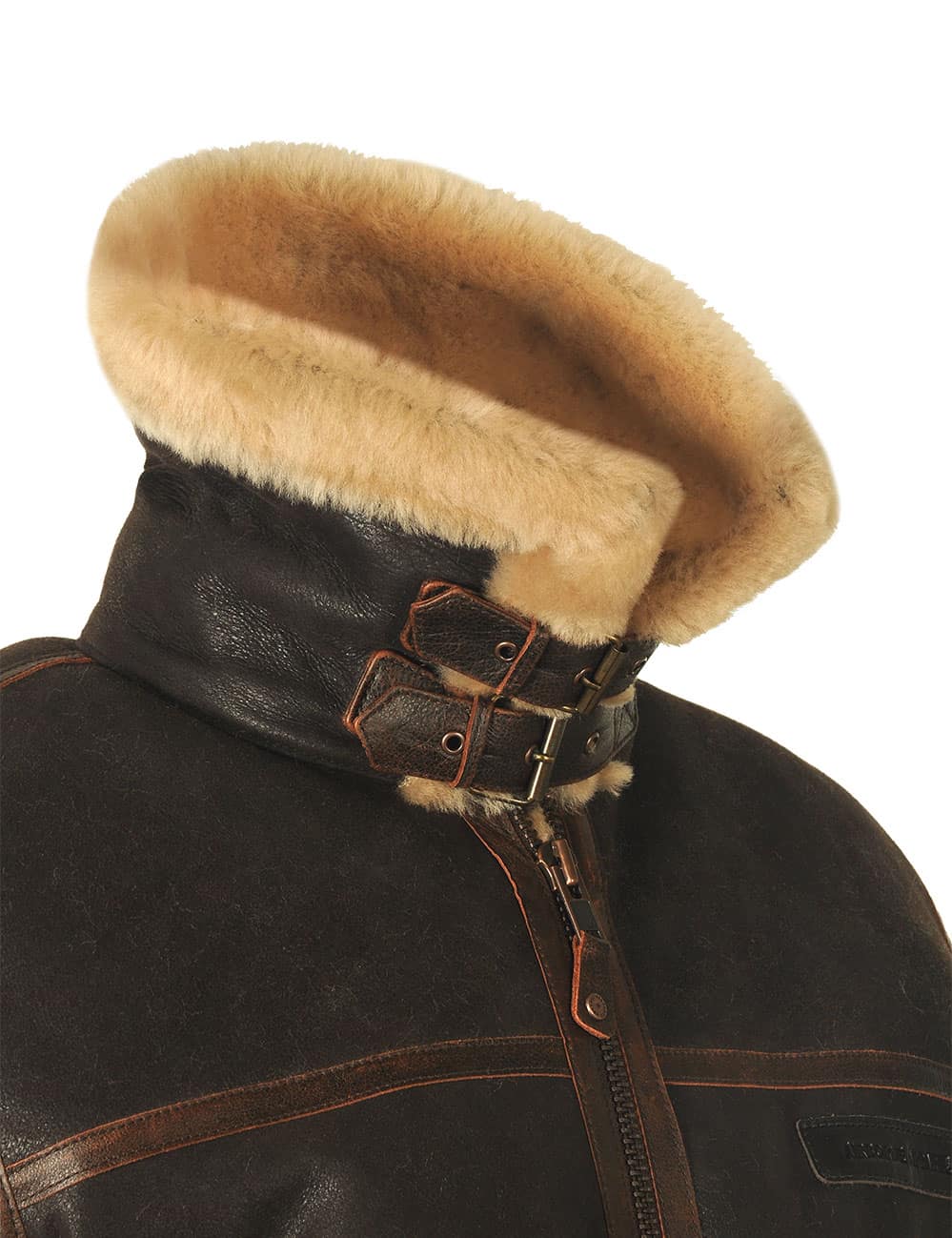 Aeron™ | Leather Aviator Jacket