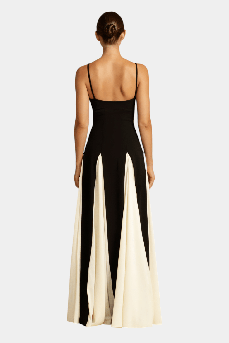 Catalina | Two-Tone Maxi Dress