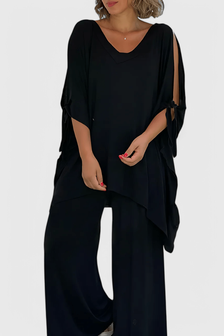 Cecilia | Two-Piece Set with Off-Shoulder Detail