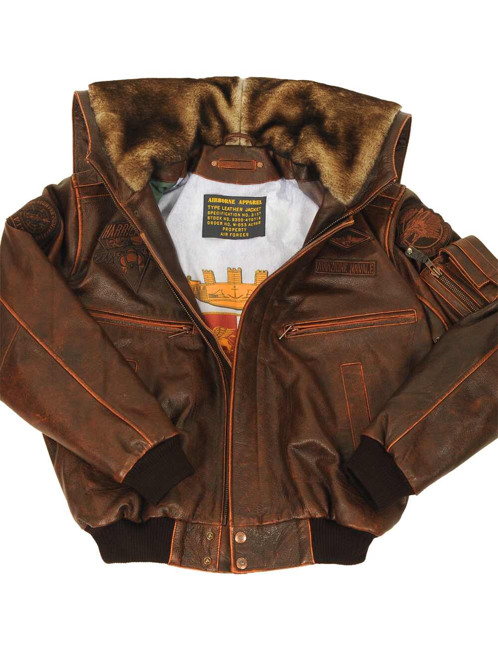 Harrier™ | Leather Aviator Jacket