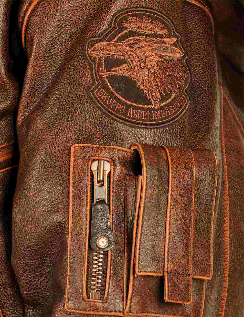 Harrier™ | Leather Aviator Jacket