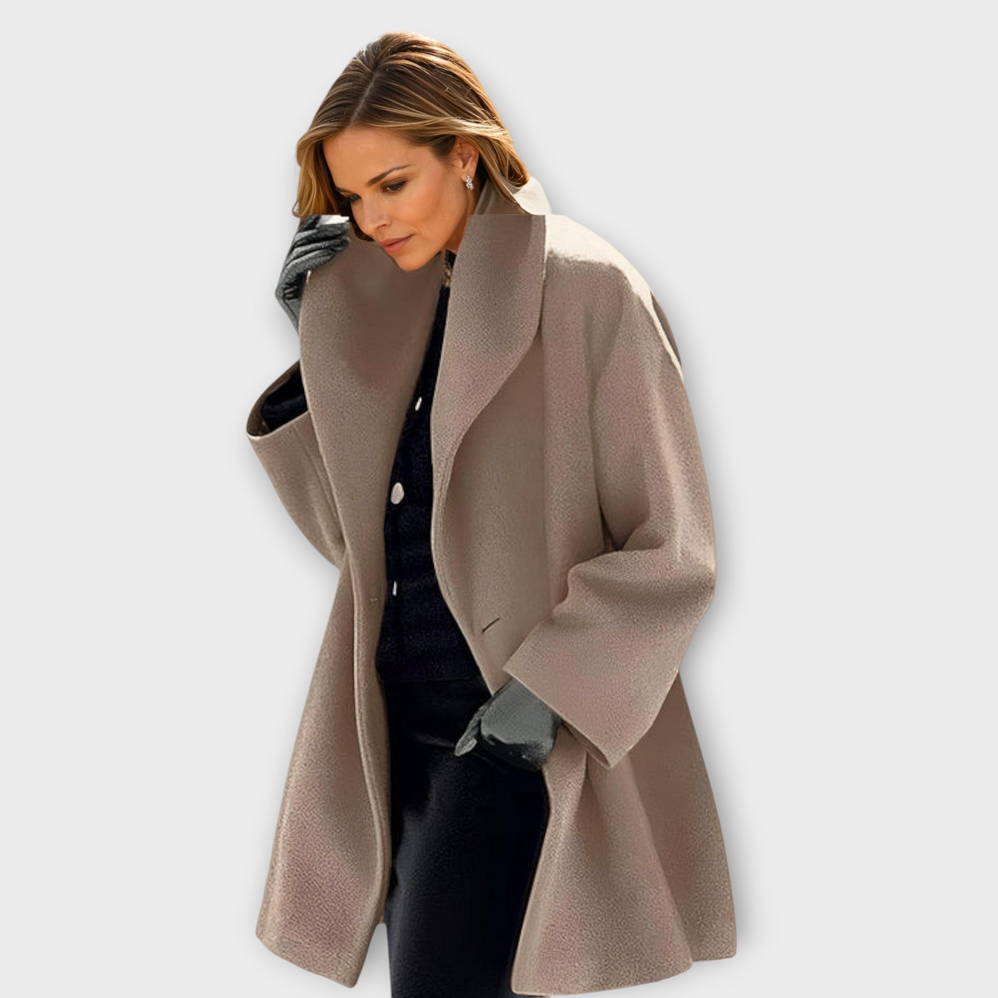 Windproof Wool Coat