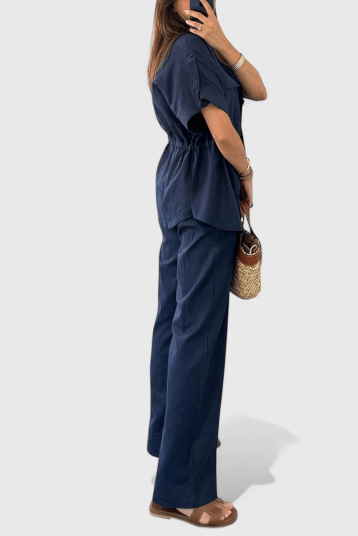 Lani | Relaxed Two-Piece Shirt and Trousers Set