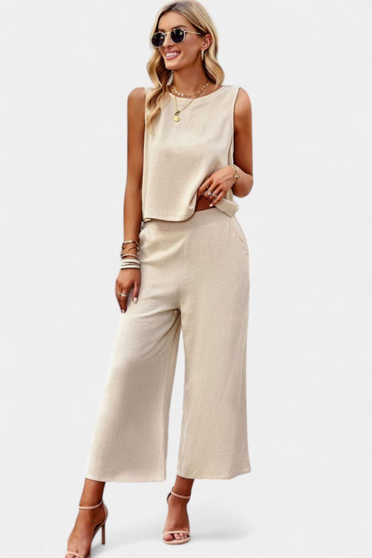 Lavinia | Flowy Boho Top & Shorts Set